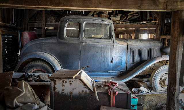 32 Ford 5W Coupe Barn Find