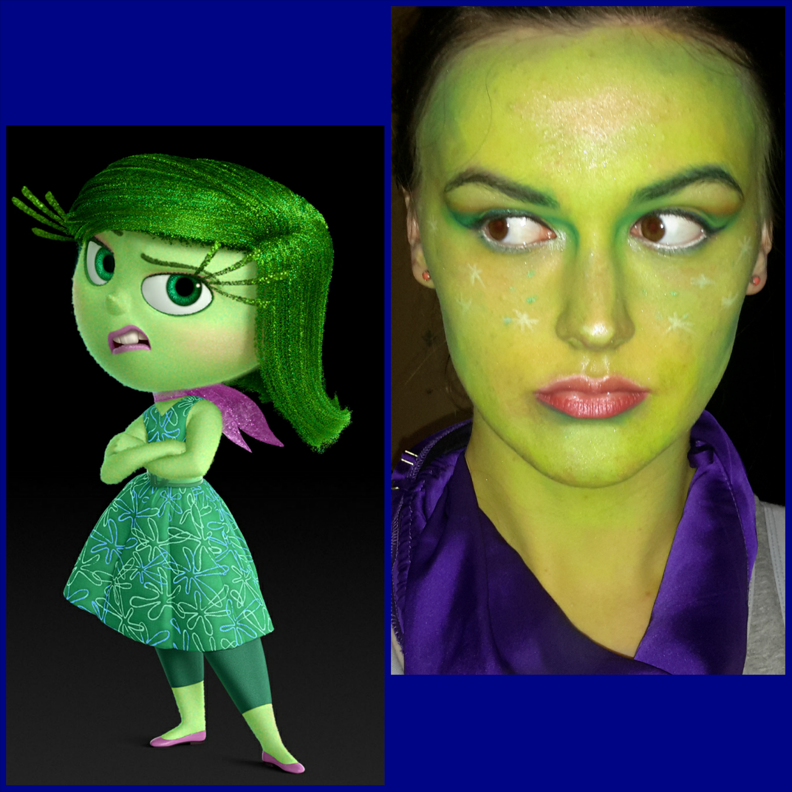 Hazel Stewart Art Toy Story Alien Costume and MakeUp