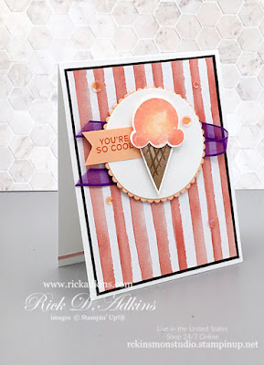 You're So Cool Card featuring the Sweet Ice Cream Bundle from Stampin' Up! Click here to learn more