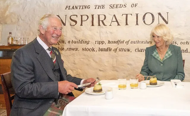 Prince of Wales and Duchess of Cornwall visited Dumfries House and Robert Burns' cottage