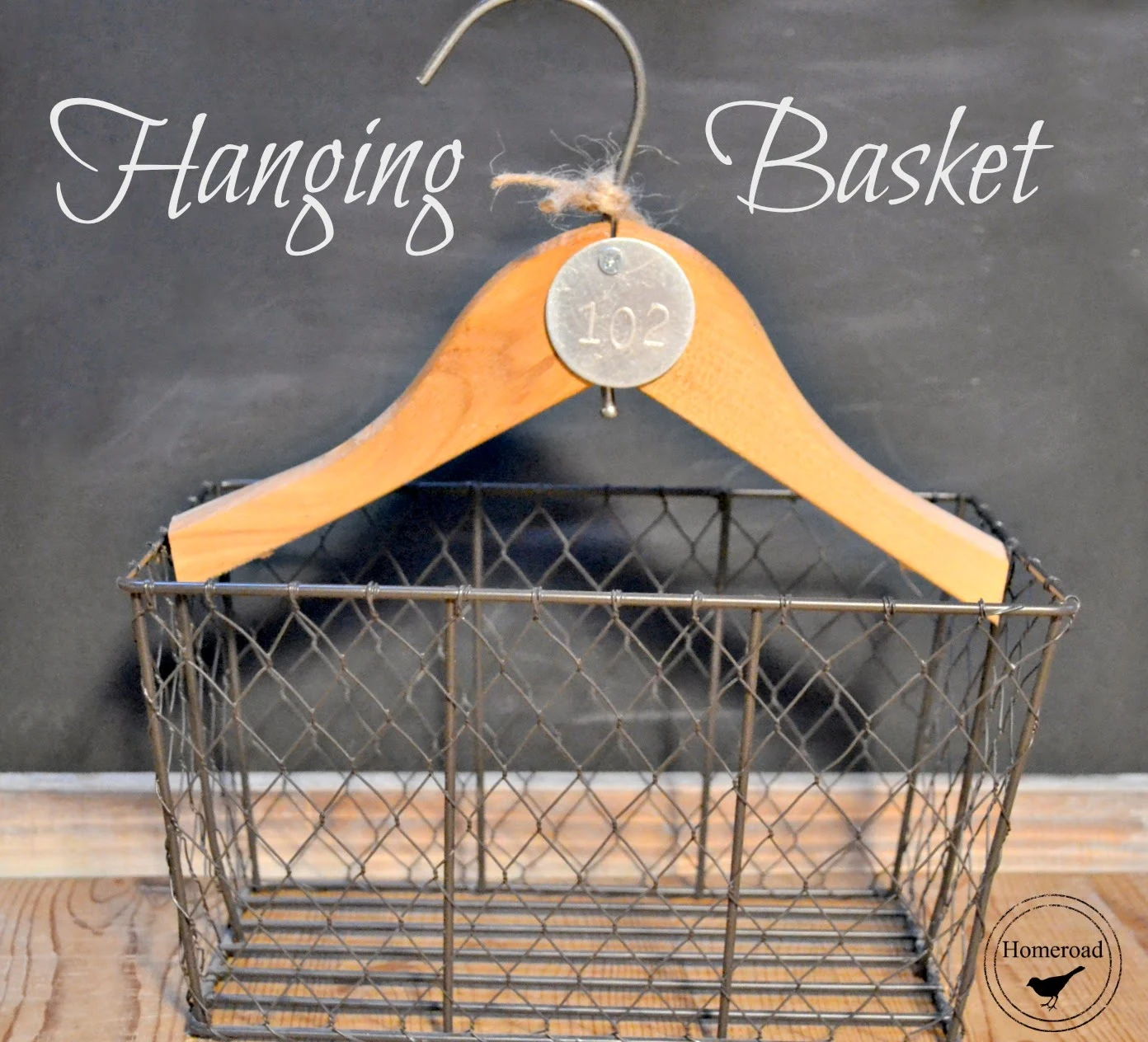 vintage hanger hanging basket www.homeroad.net