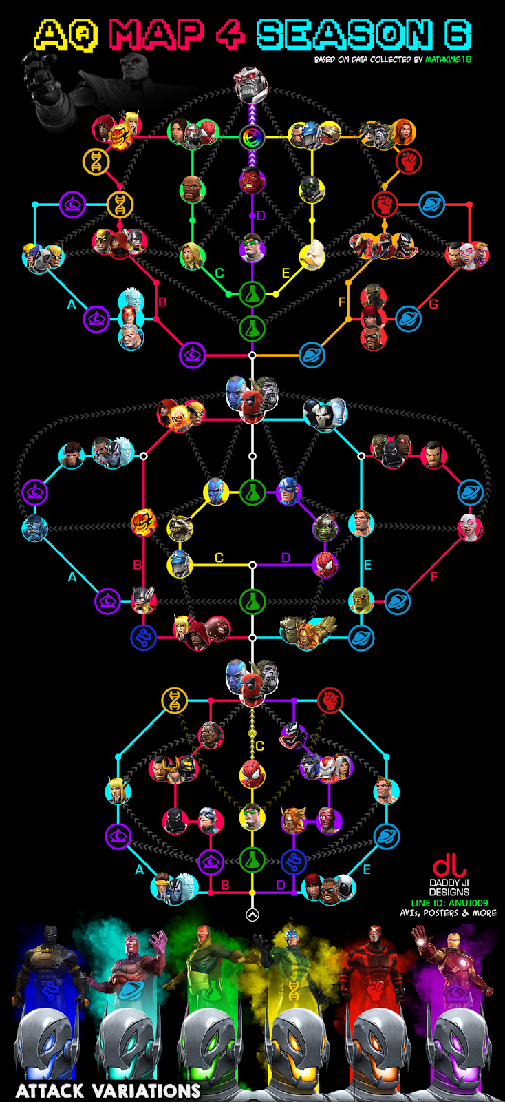 Alliance Quest Map 4 (Season 6) - Marvel Contest Of Champions - MCOC