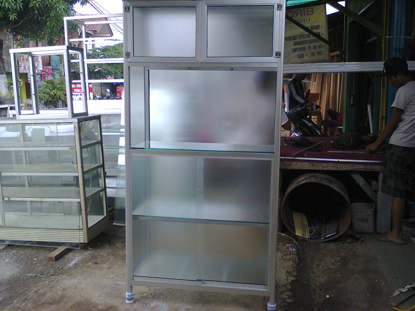 Kusen Pintu Jendela Almunium etalase gerobak Harga harga 