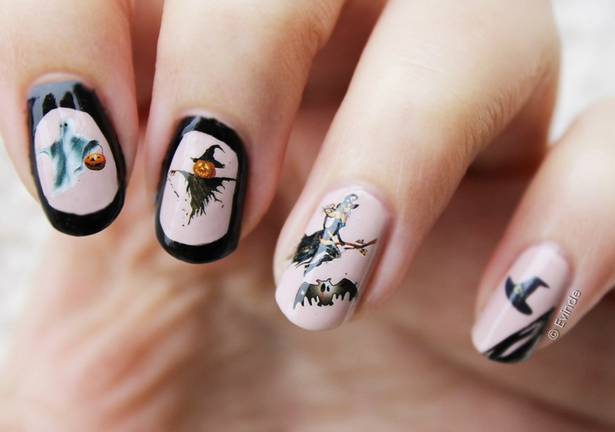 Halloween Nails | Ghosts, Witches & Scarecrows | Evinde's Beauty Stash