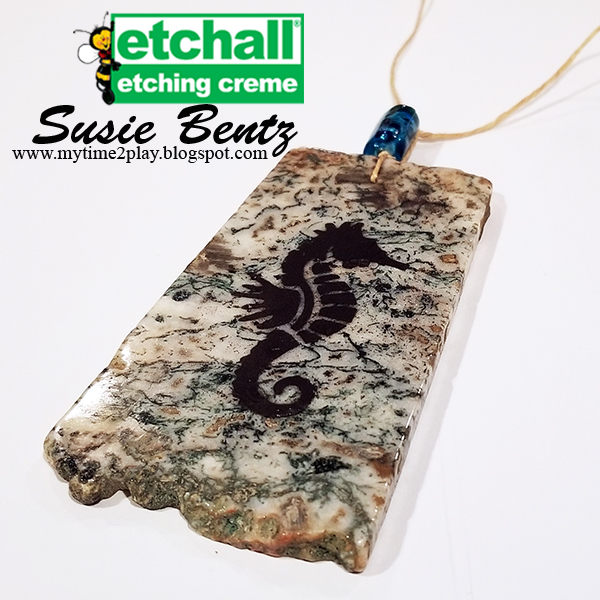My Time To Play Natural Stone etching with etchall® etching crème