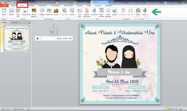 Digital Wedding Invitation Template Free Download