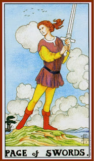 Page of Swords Rider Waite