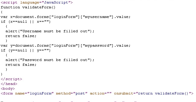 Javascript textbox validation for client side browser ~ Welcome To ...