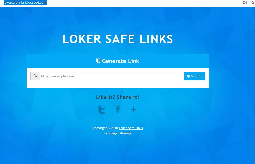 Cara Membuat Safe Link Dan Pengertian Safe Link Wajib Baca Blogger