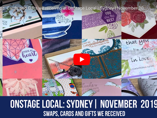 Swaps, Cards and Gifts Received at OnStage