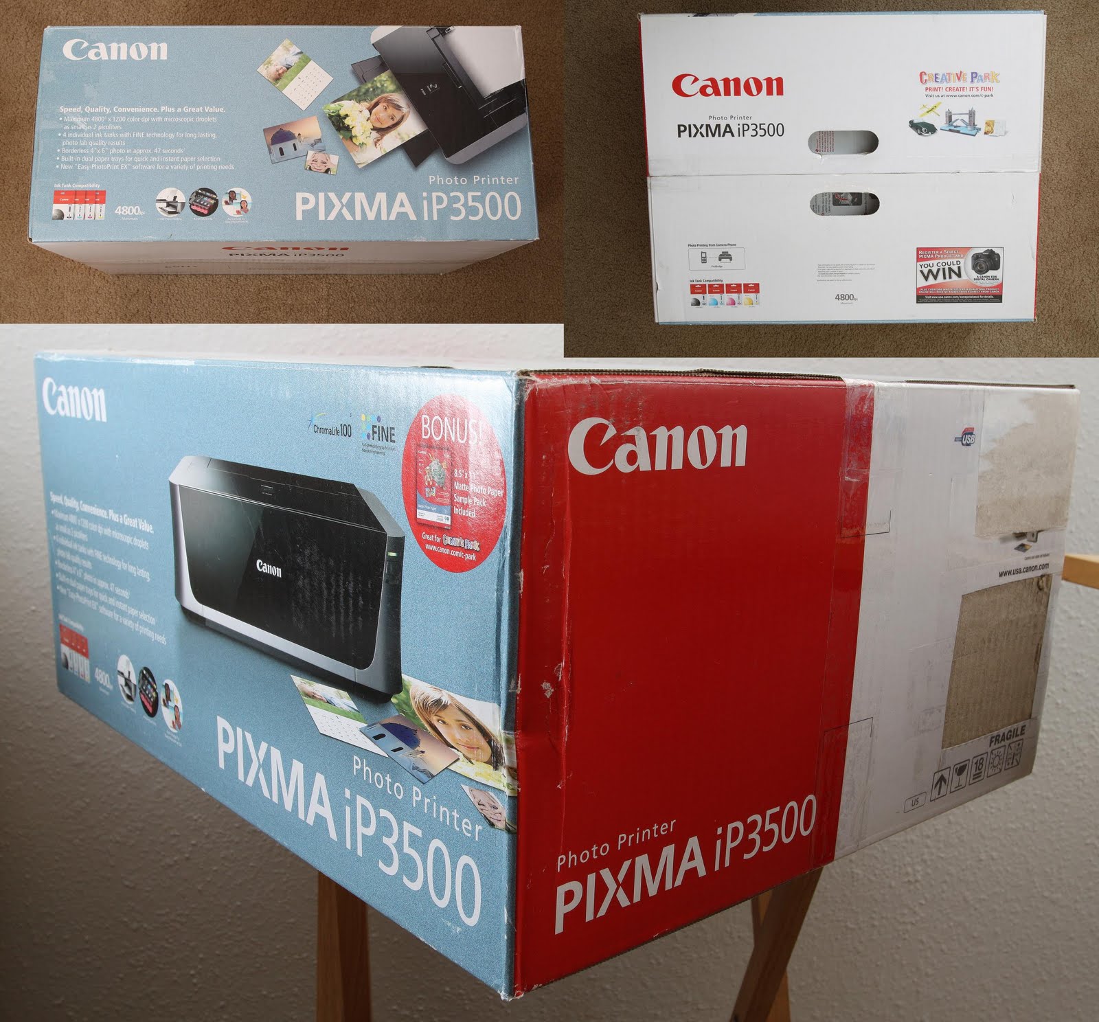 Mastering Microstock: For Sale: NEW Canon PIXMA IP3500 Digital Photo