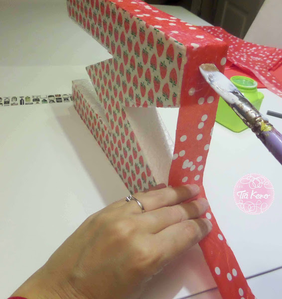 manualidades con niños decorar letra