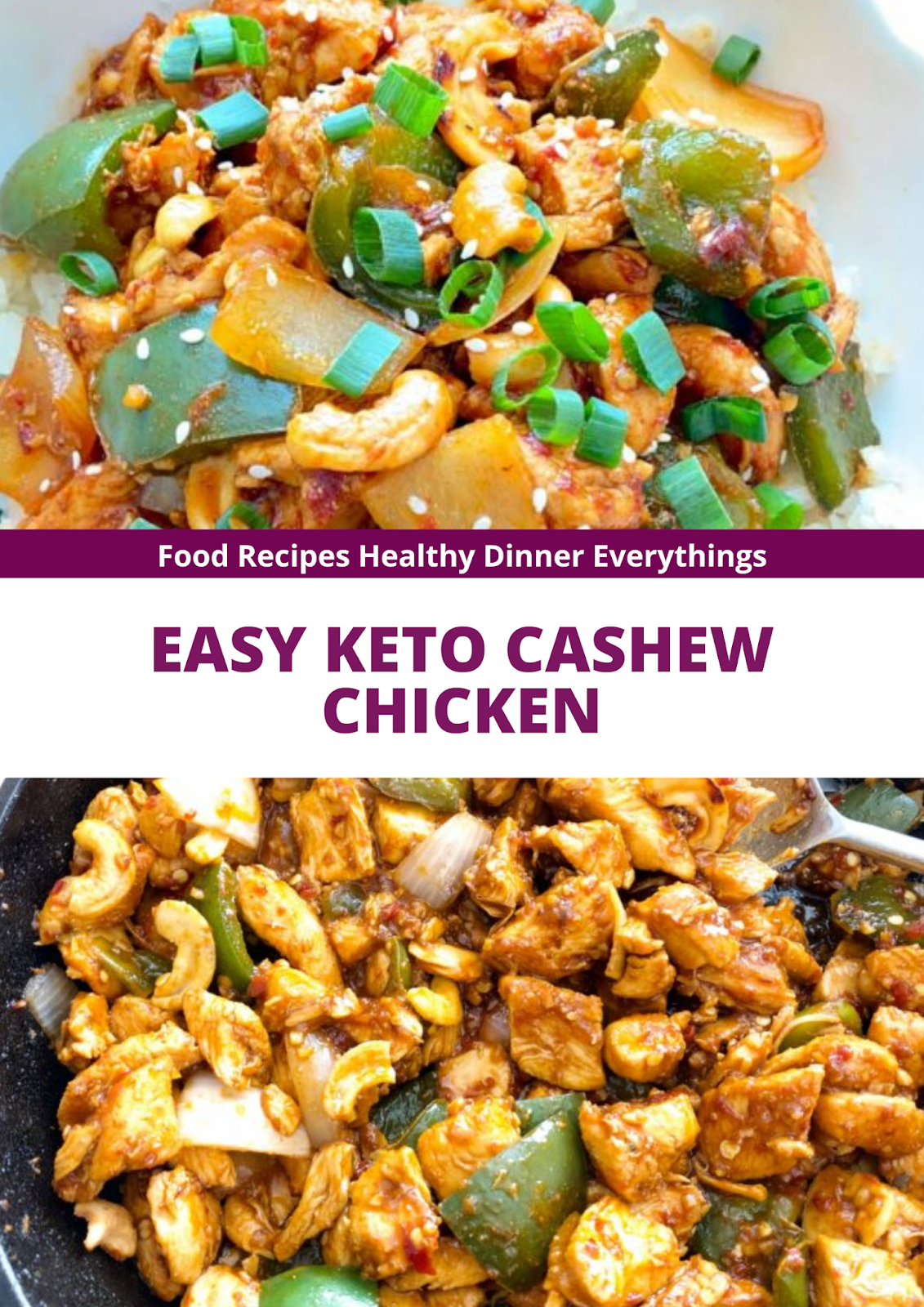EASY KETO CASHEW CHICKEN