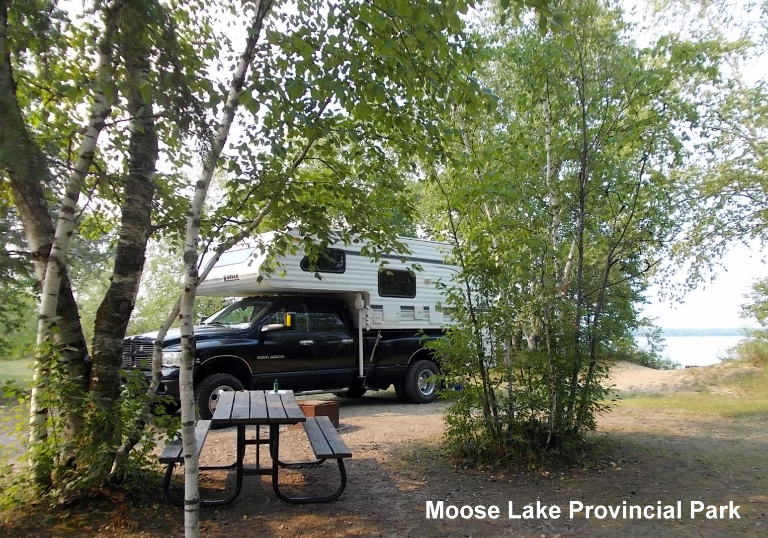 Kirby's Travels August 3 to 6, 2021 ; camping at Moose Lake Provincial