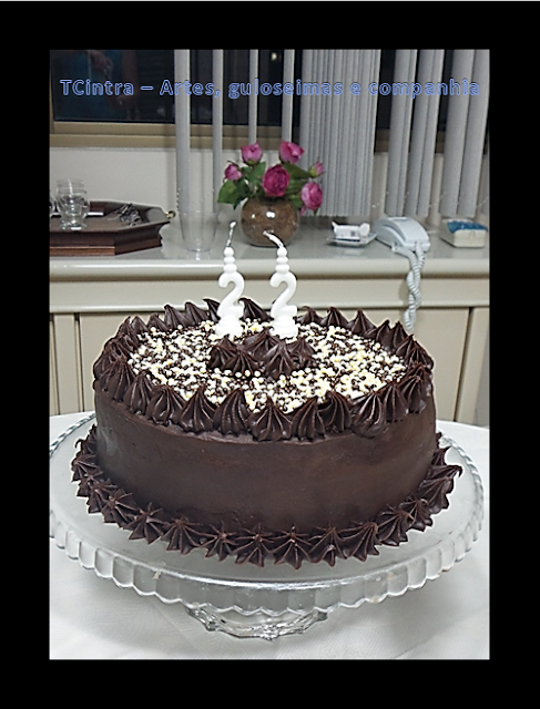 chocolate; bolo; ganache; decorando com ganache de chocolate