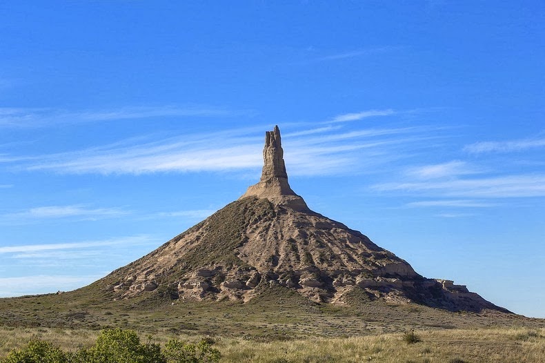 Chimney Rock: La gran chimenea de piedra en Nebraska - RUTA 33