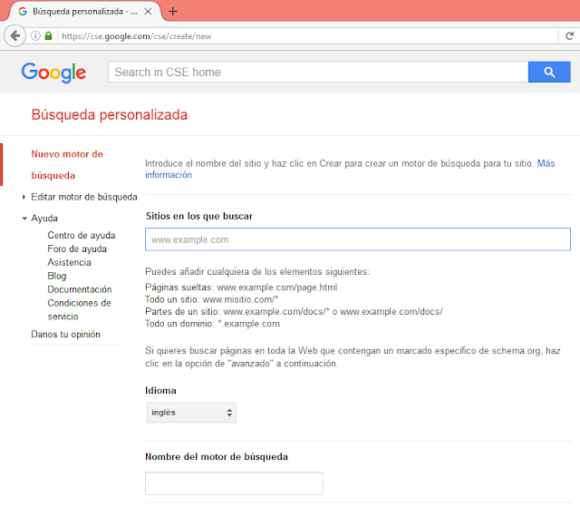 ¿Cómo insertar el buscador personalizado de Google en Blogger?