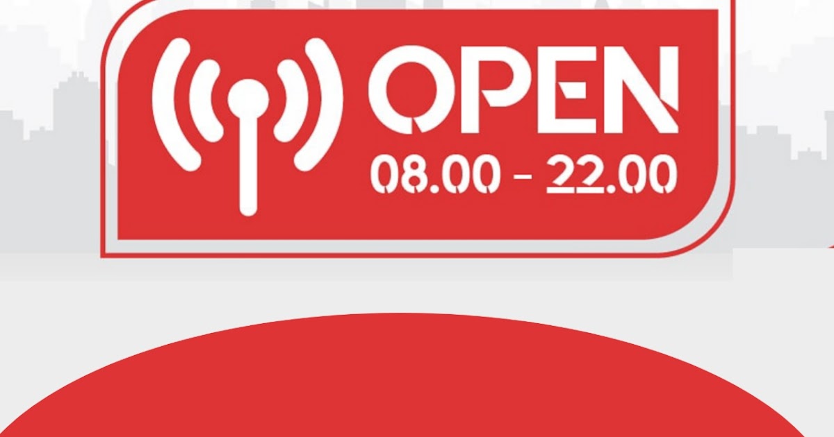 Perhatikan jam buka wifi.id corner di tempat anda