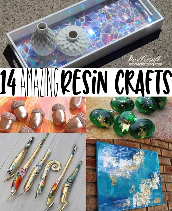 14 Amazing Resin Craft Projects to make today, great for beginners too!