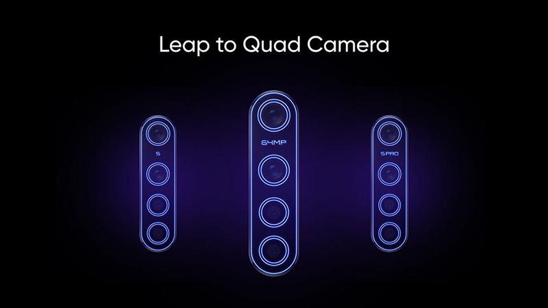 Realme will showcase 3 phones with 64MP quad cameras soon?
