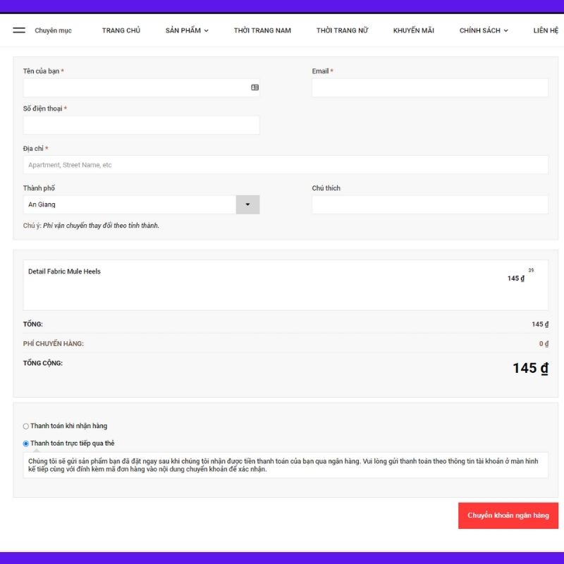 Blogspot Bán Hàng Thời Trang Nam-Nữ Affiliate Chuẩn SEO