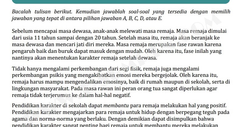 Contoh Soal Tps Pengetahuan Dan Pemahaman Umum 2019 2020 Soal Utbk Sbmptn 2021 Dan Pembahasan Pdf