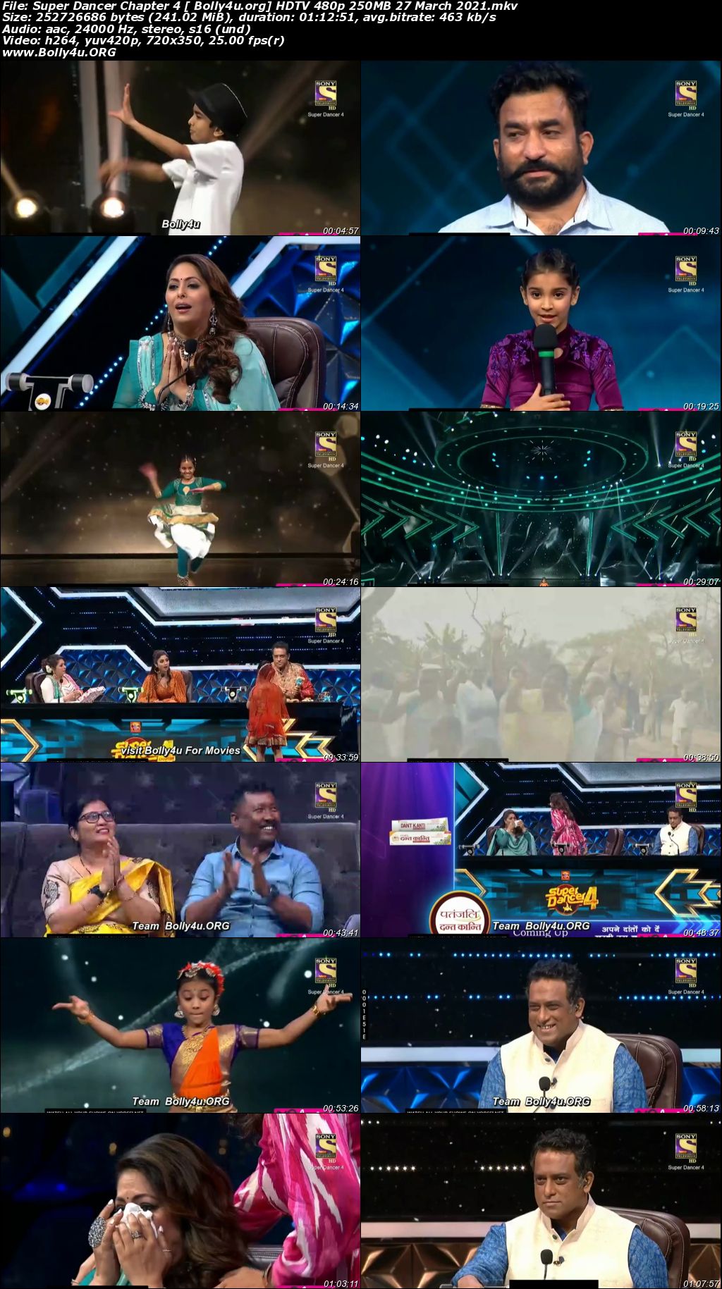 Super Dancer Chapter 4 HDTV 480p 250MB 27 March 2021 Download