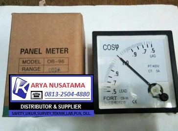 Jual Cos Phi Meter Meter Analog Jarum 96 x 96 di Malang