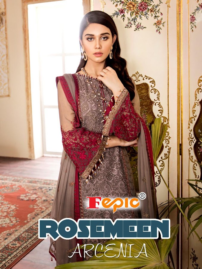 Fepic Rosemeen Arcenia Pakistani Wedding Suits catalog