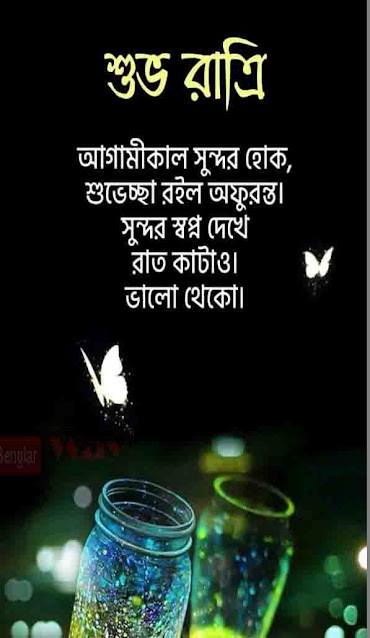 Good night in bengali image