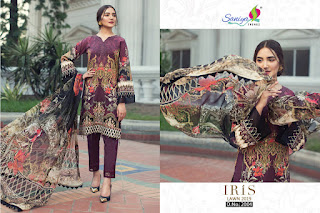 Saniya Trendz Iris Lawn 2019 Pakistani Suits wholesale