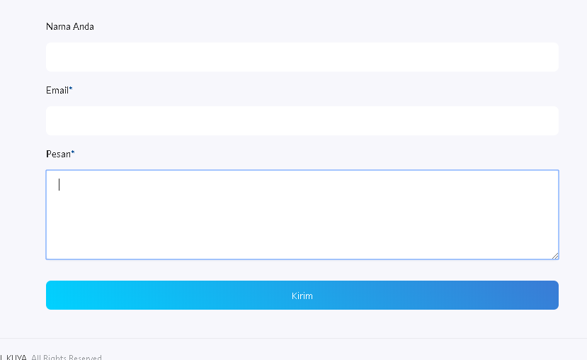 √ Tutorial Cara Membuat Form Contact Material Design di