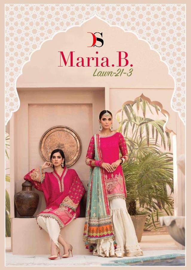 Deepsy Maria b Lawn 21 vol 3 Pakistani Suits