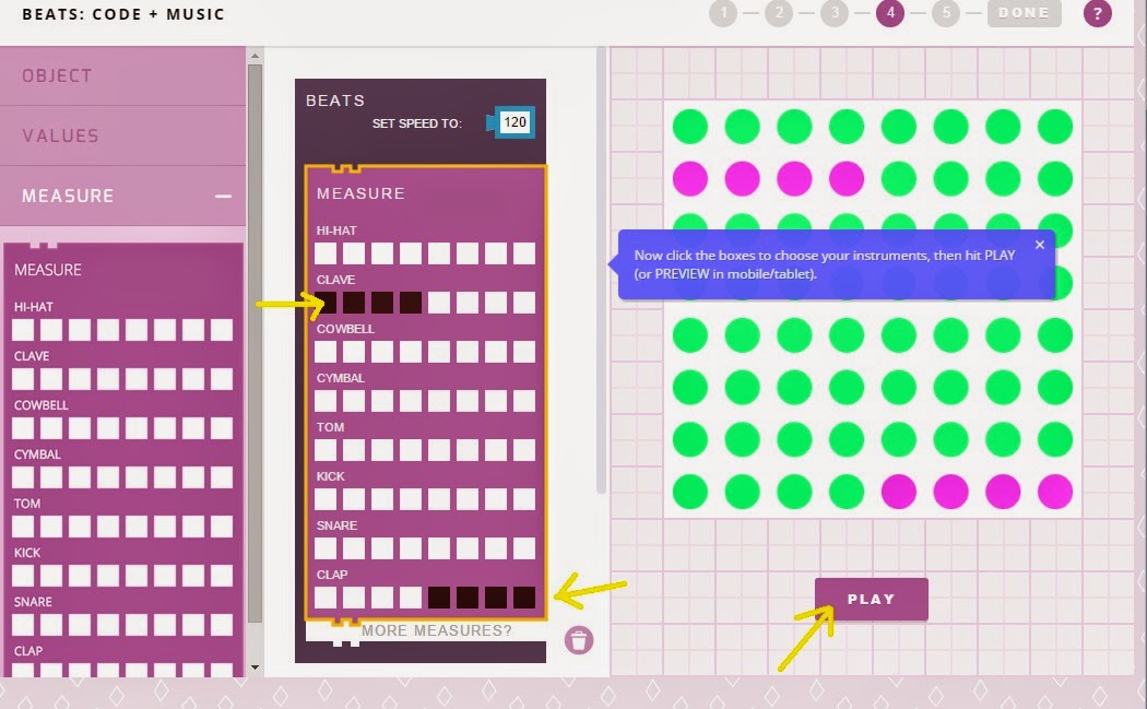 Adventures with Jake: Hour of Code for 1st & 2nd graders - BEATS MUSIC