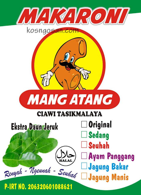 Contoh Label Kemasan contoh label makanan terbaru