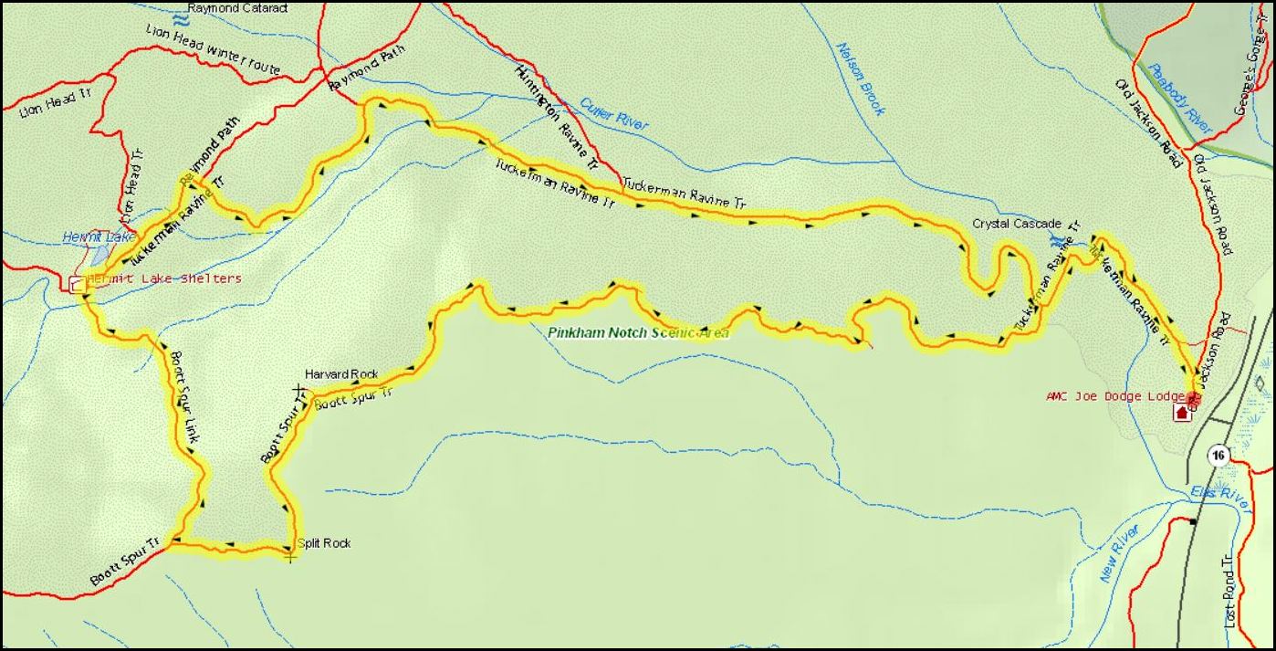 Mt Monroe NH Presi Hiking Conditions