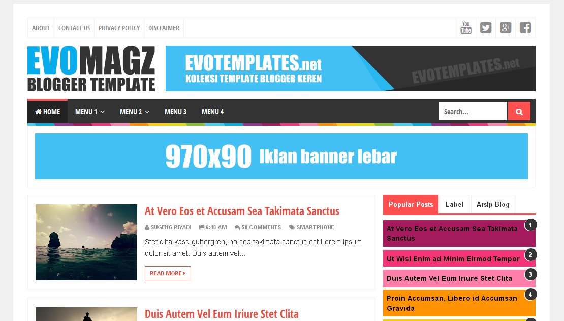 Download Template Evo Magz V2 5 Gratis Maulana