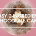 EASY 2-INGREDIENT CHOCOLATE CAKE