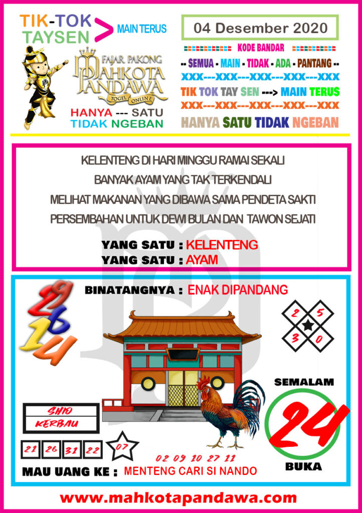 14+ Syair Pandawa Hk Hari Ini Jumat