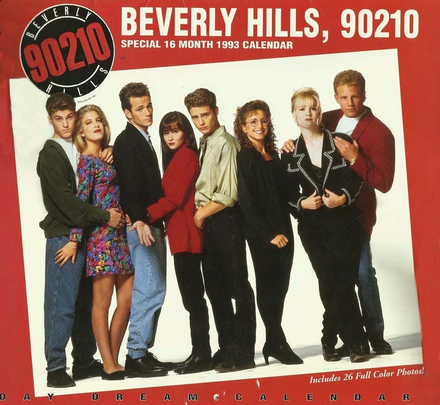 HET verzameloord BEVERLY HILLS 90210 65 OUDE KALENDERS