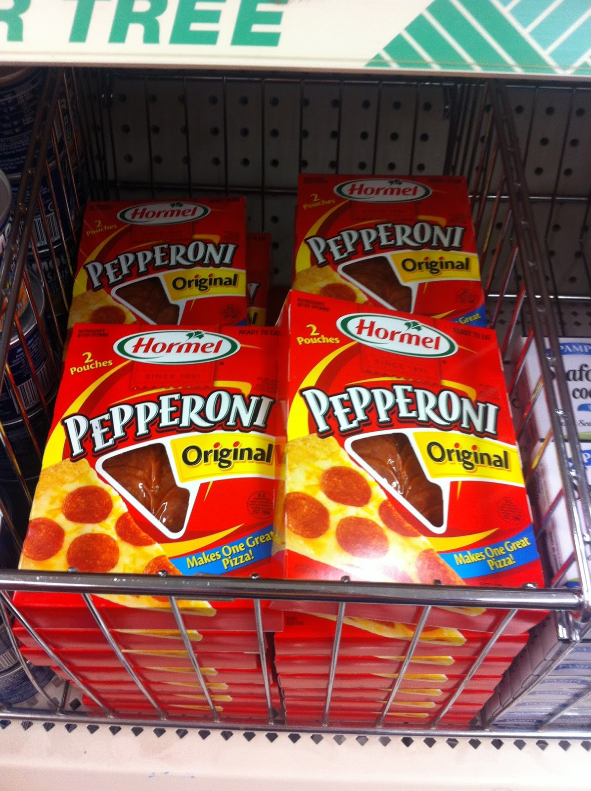 Stretching Your Dollar Get 3 packages of Hormel Pepperoni & a movie