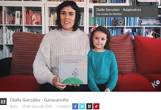 Olalla González, coa axuda de Matilda, conta "Garavanciño" http://www.kalandraka.tv/gl/video/olallaconta
