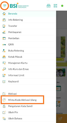 Aktivasi ulang BSI Mobile