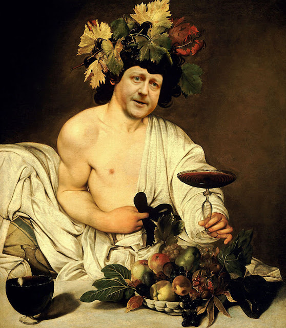 David Cameron as Bacchus