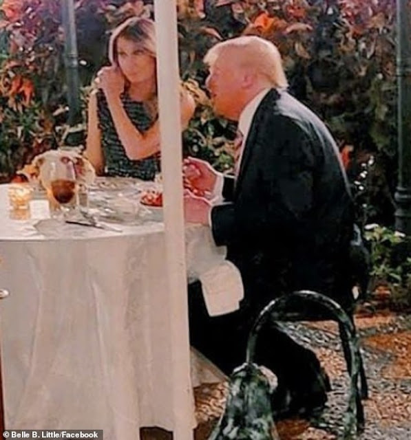 Melania Trump makes second public appearance in a week with her husband Donald Trump at Mar-a-Lago (photos)
