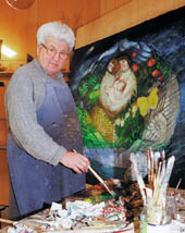 island life- in a monastery: PRIEST-ARTIST