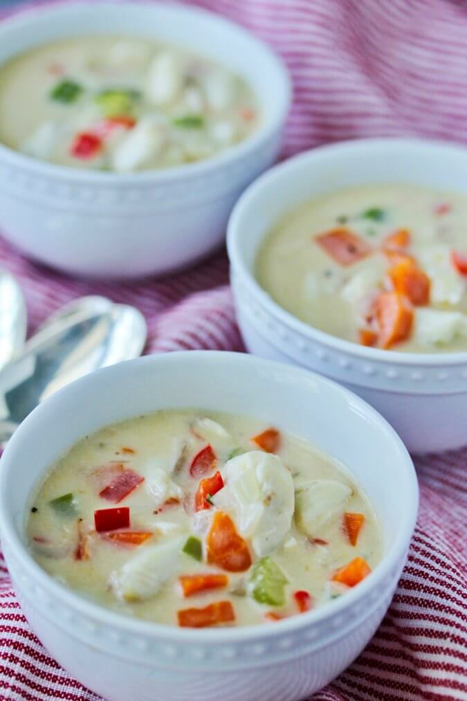 Creamy Crab Soup | Karen's Kitchen Stories