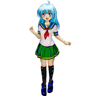anime pfp school girl