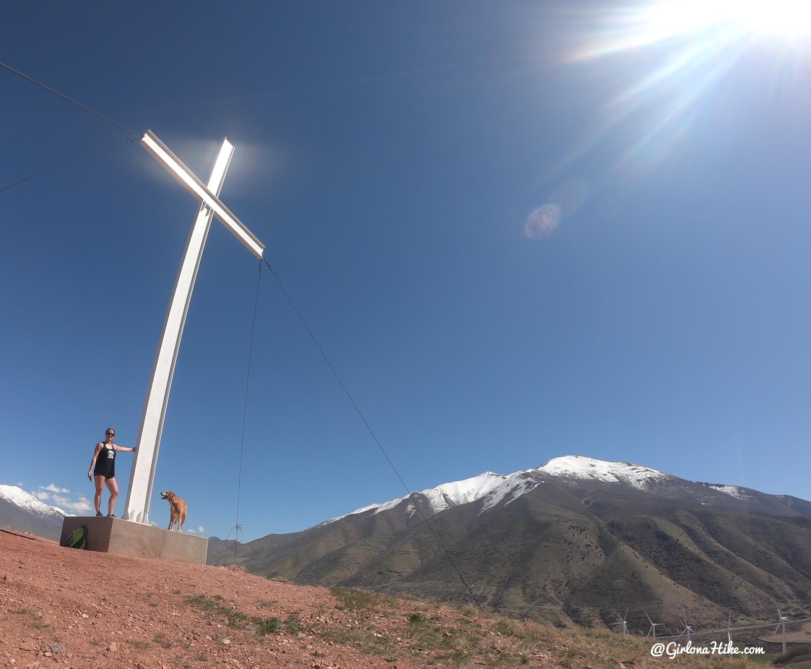 Hiking to the Spanish Fork Cross Girl on a Hike