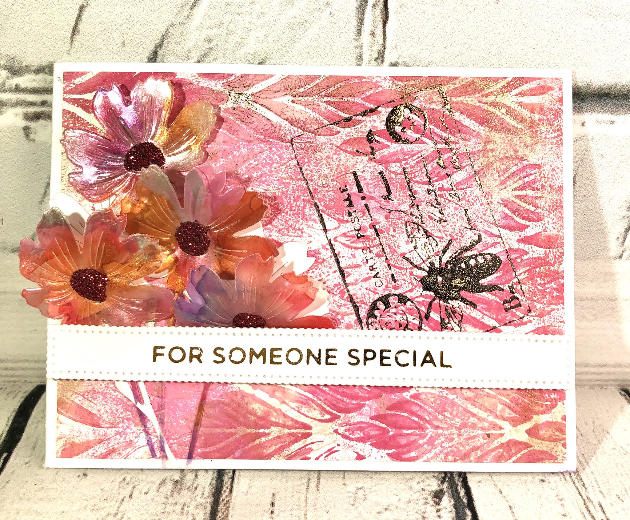 Karens Kardzz Acetate Embellishments from Laminating Pouches with Video